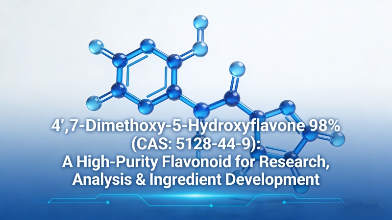 4',7-Dimethoxy-5-hydroxyflavon 98 % (CAS: 5128-44-9): Ein hochreines Flavonoid für Forschung, Analyse und Inhaltsstoffentwicklung